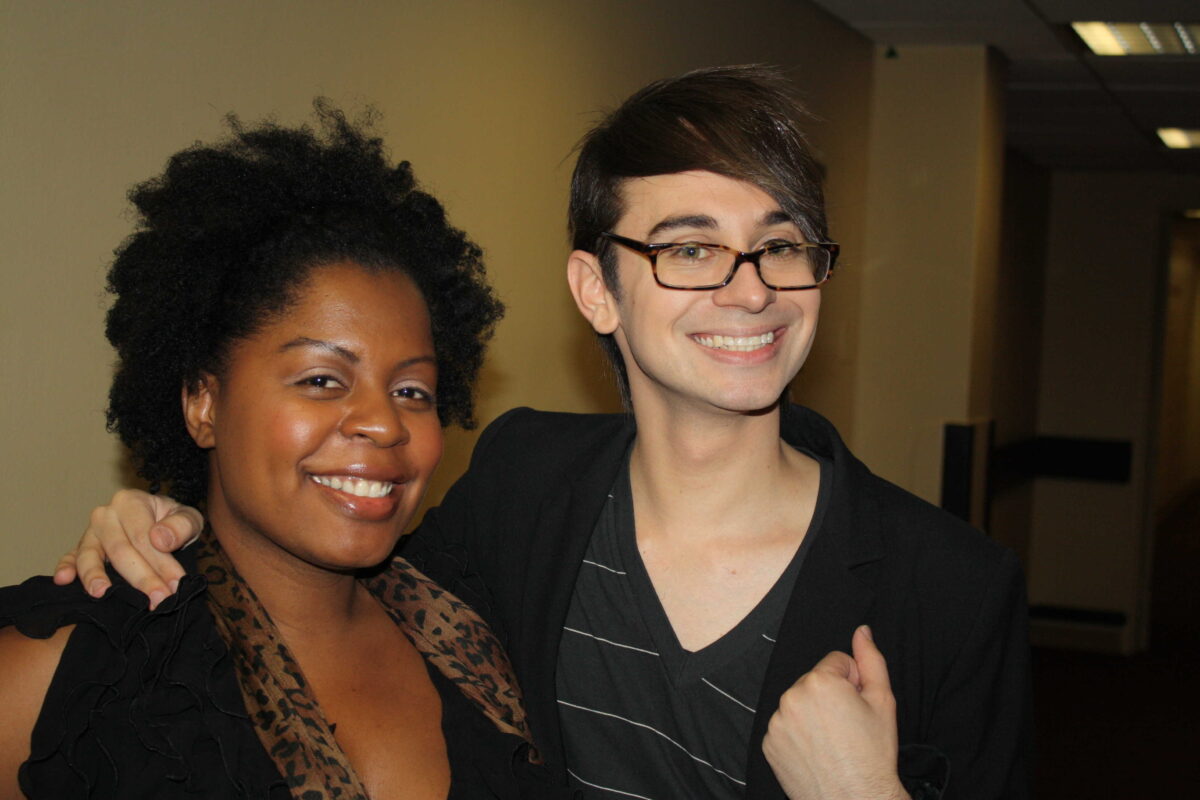 The look for less with Christian Siriano and Nate Berkus