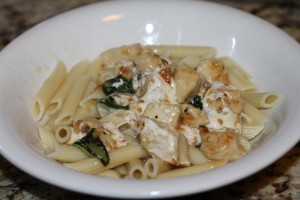 Basil Pasta and Chicken