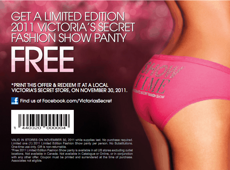 victoria secret free panty printable coupon