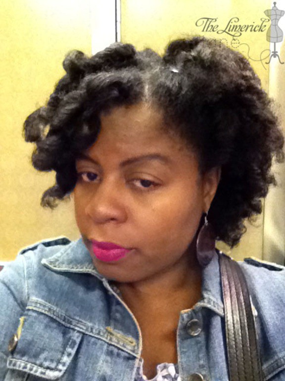 Frohawk with Curlformers on Natural Hair