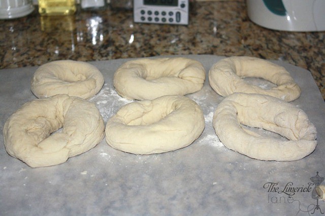 Homemade Bagel Shaping