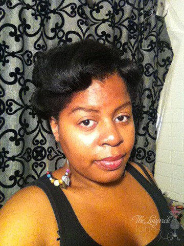 Natural Hair Pin Curl Attempt