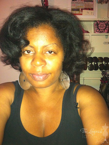 Natural Hair Pin Curl after