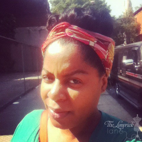 Natural Hair Wrapped Pin Curl