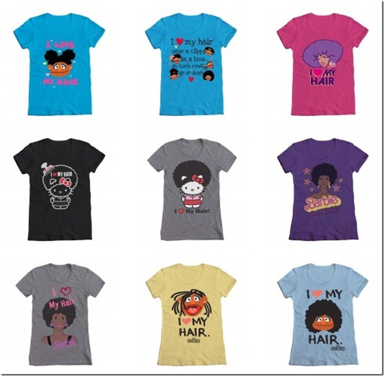 I Love My Hair - WeLoveFine - T-Shirts - Natural Hair - African-American - Black