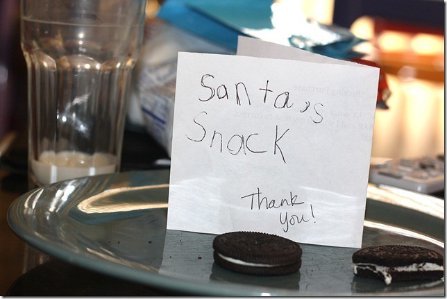 Leaving Cookies for Santa