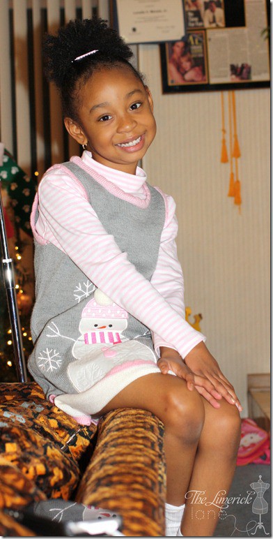 My niece posing for me.