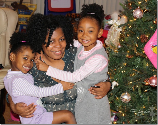 Hanging out with my little ladies for Christmas