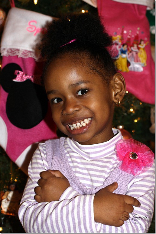 My niece posing for me.