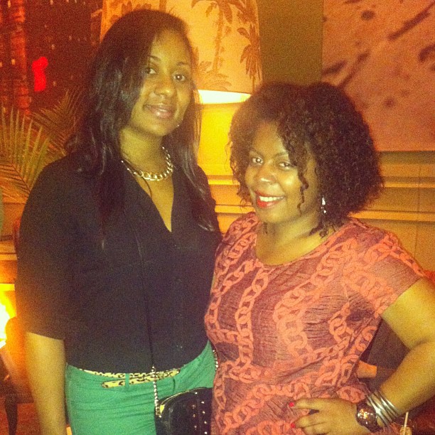 Here with @fatgyrlslim at the Mount Gay Rum event. @mountgayrum #blackbarrell #thelimericklaneblog