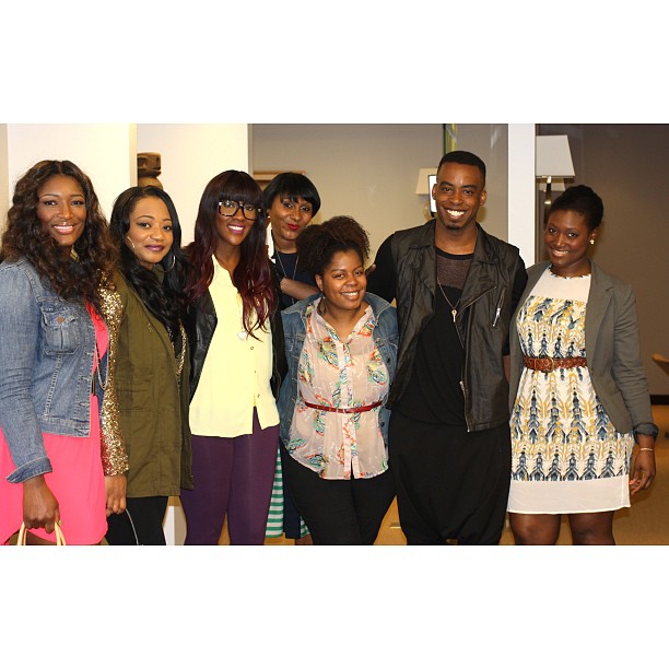 90s R&B group SWV @therealswv stopped by the office today. We haven't stopped playing their tunes since they left. #teamEBONY