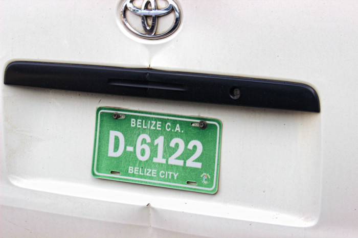 belizian-license-plate-belize