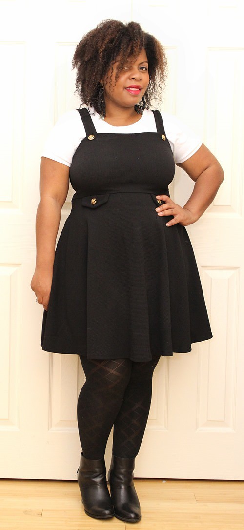 forever21-Street-Femme-Textured-black-Dress