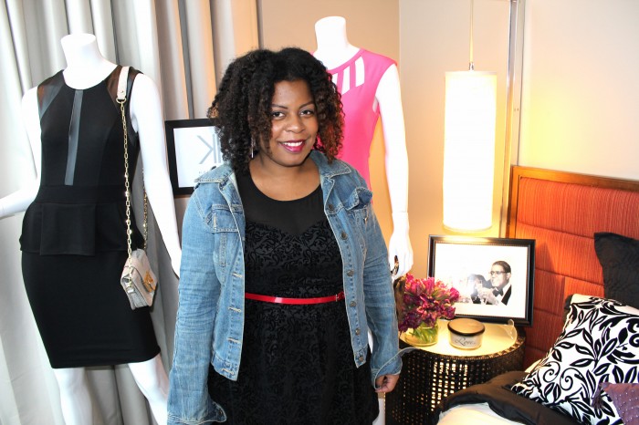 How to wear denim jacket with dress.