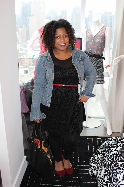 How to wear leggings under a dress.