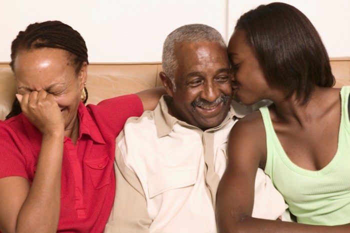 black-woman-talking-to-parents