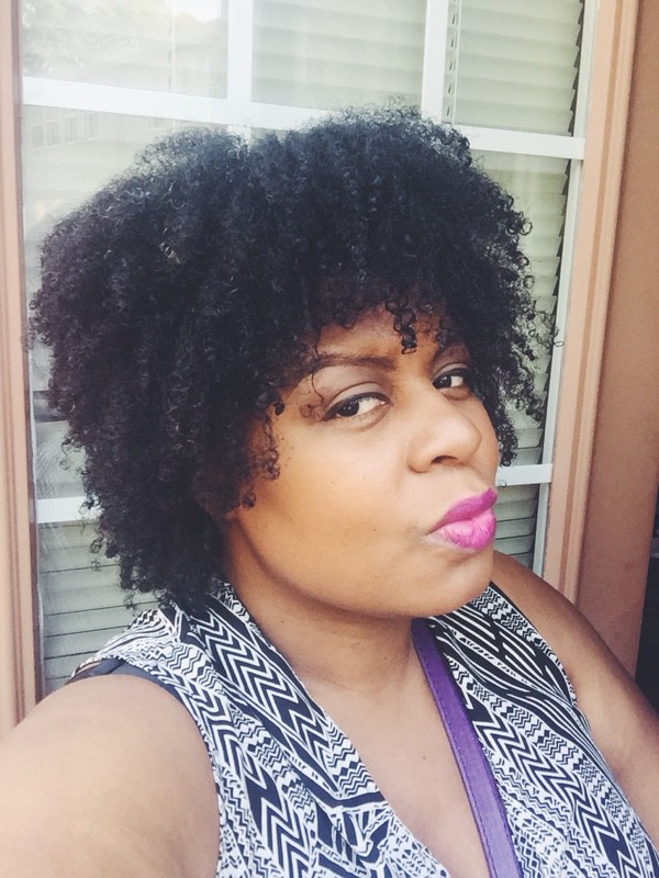 Trim on natural hair by Dickey at Hair Rules Salon