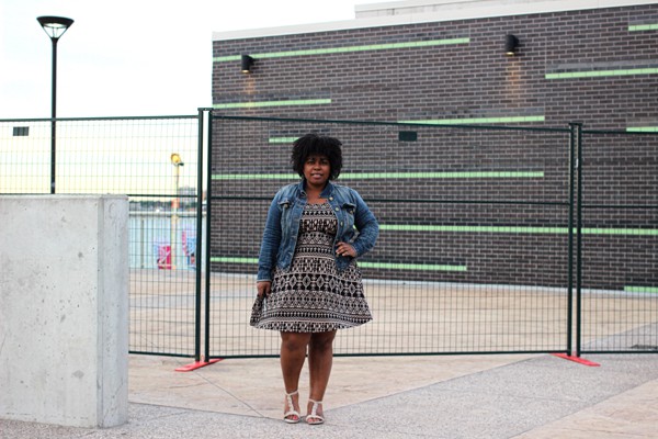 Natural hair wash and go.