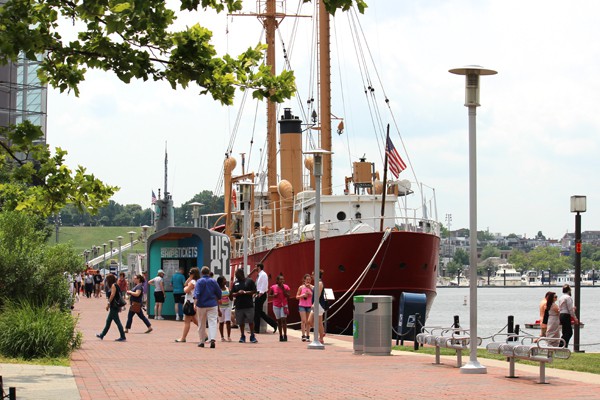 Baltimore seaport.