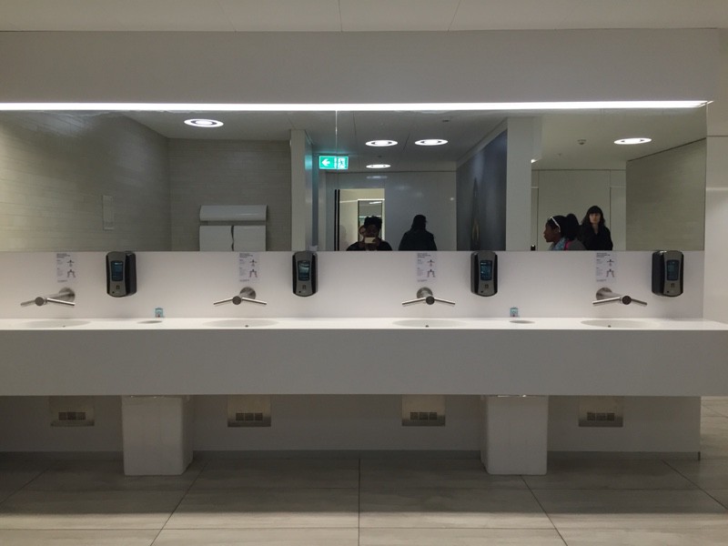 Bathrooms at Reykjavík Airport.
