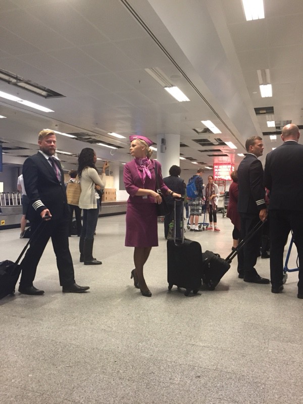 WOW Air flight crew.