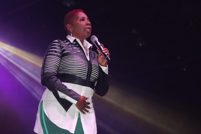 Iyanla Vanzant at Women's Empowerment Expo 2015 in Detroit.