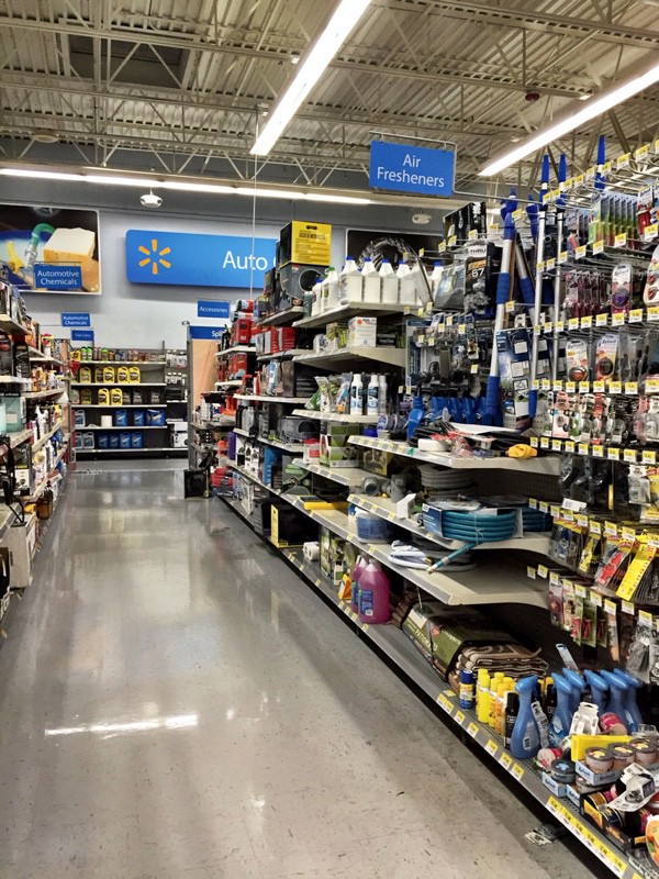 Walmart Automotive Aisle