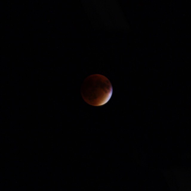 Lunar Eclipse Supermoon from Detroit.