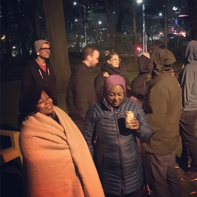 Hanging out in new Detroit.