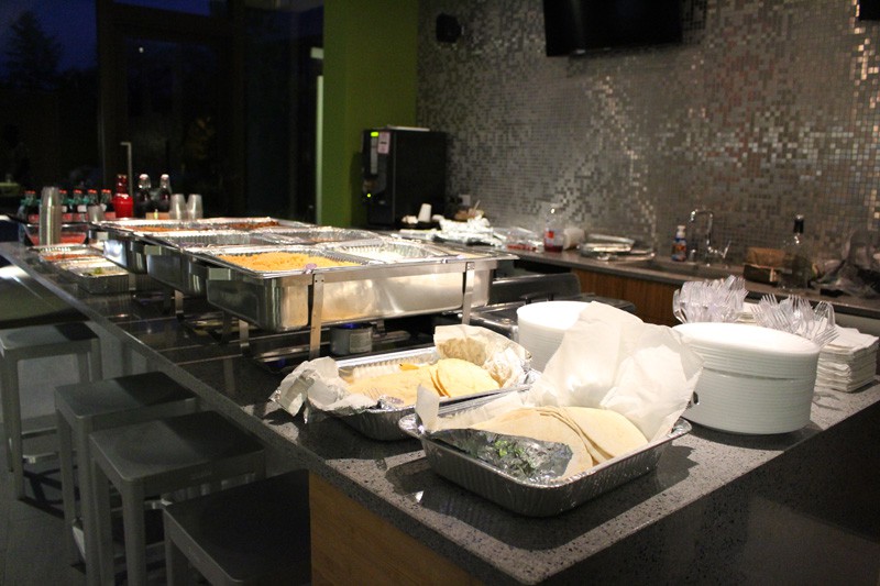 How to display food for a party.