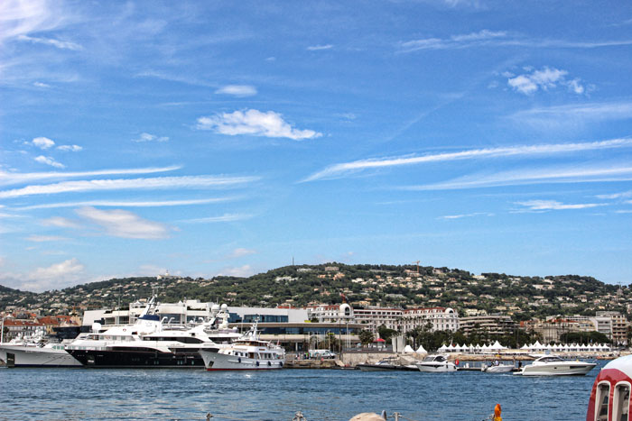 Cannes, France beach front