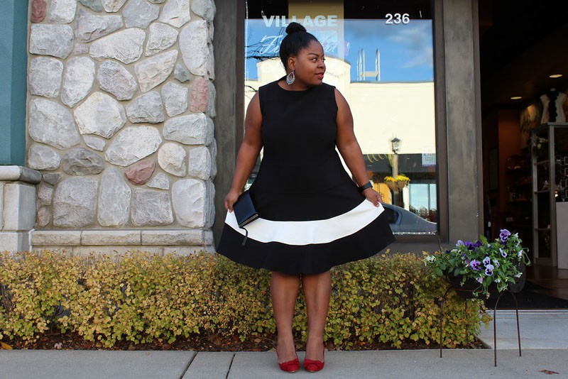 How to wear a bold color shoe.