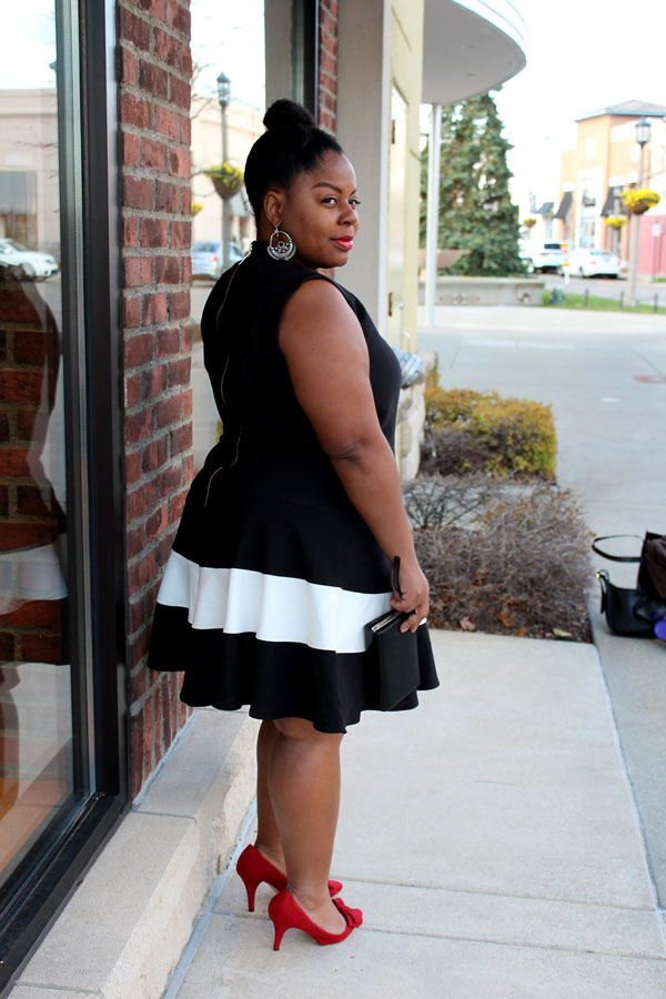 How to wear a monochromatic look with a bold color.