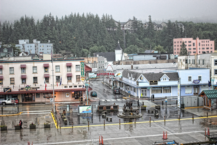 Ketchikan, Alaska skyline.