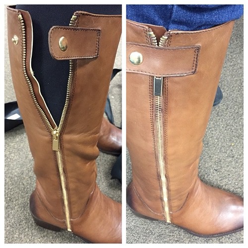 stretch boots calf area